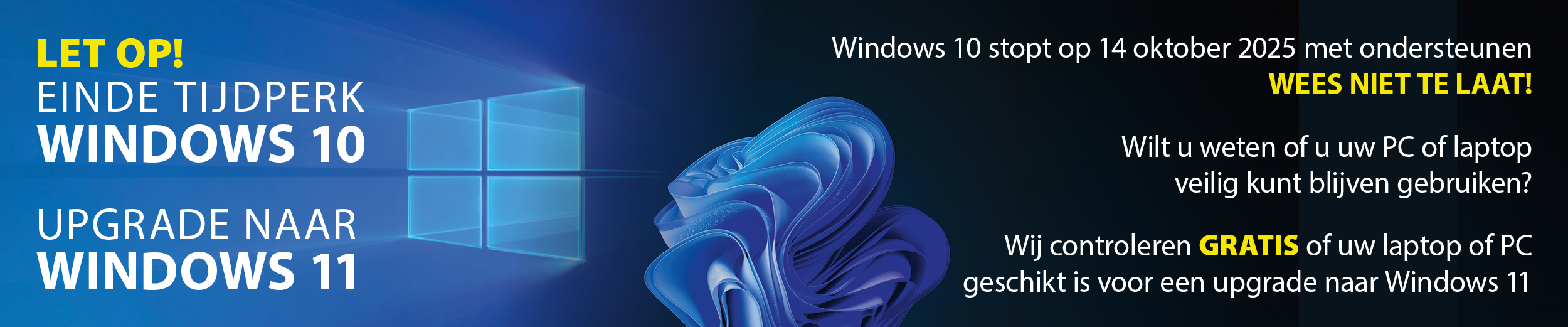 End of life melding windows 10